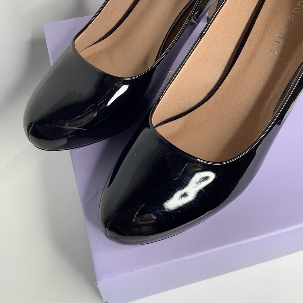 Madden Girl “Jelsey” Black Patent Heels/Pumps Woman’s Size 9.5 - Picture 4 of 6